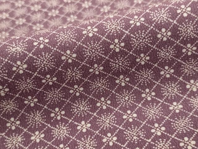 平和屋着物■上質な小紋 天井花文 正絹 逸品 未使用 AABI6431st