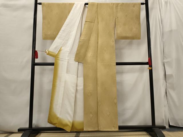 平和屋着物■上質な小紋 地紋起こし 花菱文 正絹 逸品 AABI6442st