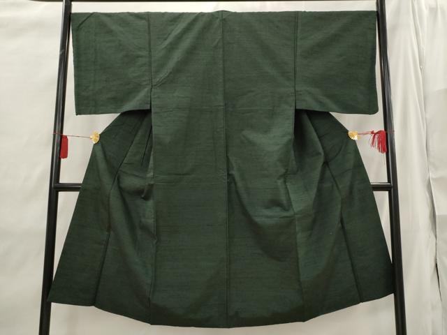平和屋着物■男性 紬 革色 正絹 逸品 AABI6450st