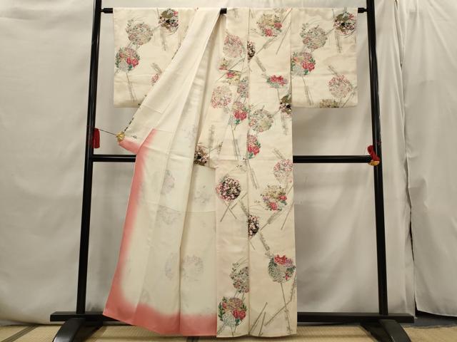 平和屋着物■上質な小紋 花丸文 金彩 やまと誂製 正絹 逸品 AABI6462st