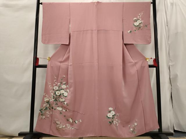 平和屋着物■訪問着 草花文 金彩 正絹 逸品 AABI6479st