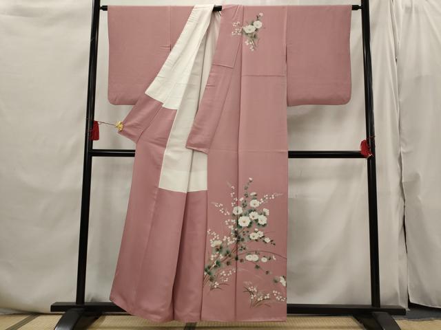 平和屋着物■訪問着 草花文 金彩 正絹 逸品 AABI6479st