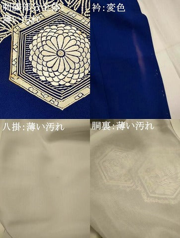 平和屋着物■中国三大刺繍 相良刺繍 訪問着 亀甲鳳凰花文 正絹 逸品 AABI6499st