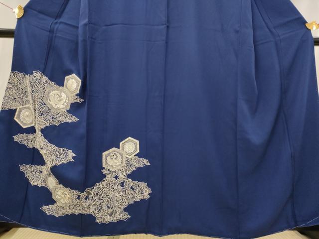 平和屋着物■中国三大刺繍 相良刺繍 訪問着 亀甲鳳凰花文 正絹 逸品 AABI6499st