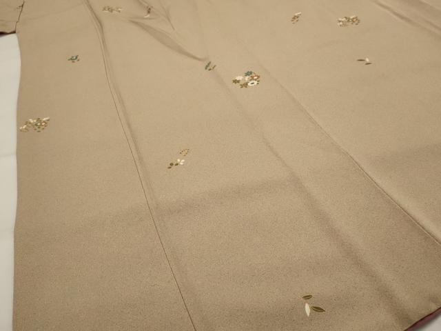 平和屋着物■上質な小紋 舞花文 金彩 正絹 逸品 AABI6538st