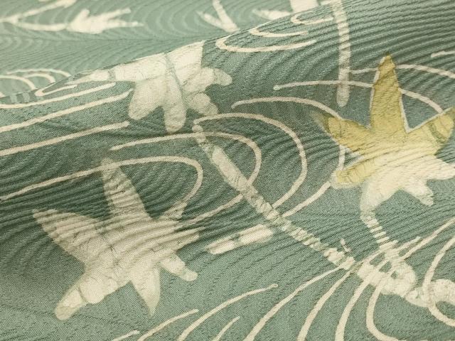 平和屋着物■訪問着 ろうけつ染め 竜田川 正絹 逸品 AABI6545st