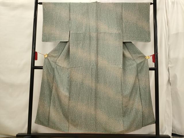 平和屋着物□上質な小紋 草花文 正絹 逸品 未使用 AABI6557st