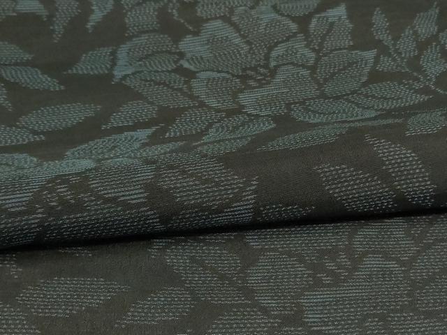平和屋着物*夏物 本場大島紬 夏大島 草花文 正絹 逸品 AABI6571jd