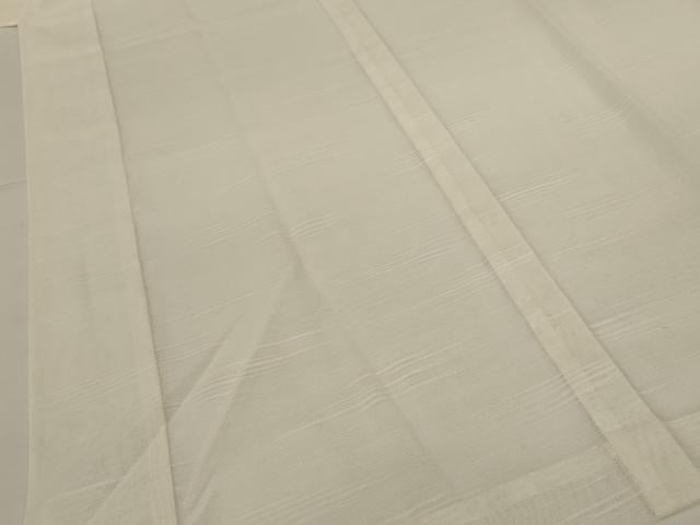 平和屋着物*夏物 長襦袢 紗 象牙色 正絹 逸品 AABI6590jd