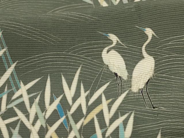 平和屋着物*夏物 訪問着 絽 鷺 正絹 逸品 未使用 AABI6600jd