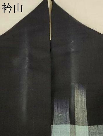 平和屋着物*夏物 紗紬 十字絣 正絹 逸品 AABI6608jd