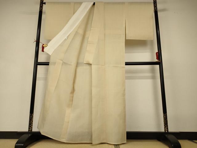 平和屋着物*夏物 紗紬 枯色 正絹 逸品 AABI6612jd