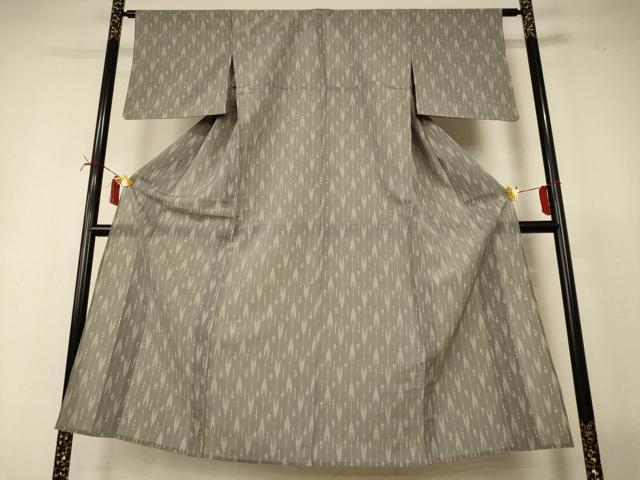 平和屋着物*夏物 小紋 紗 矢羽文 正絹 逸品 AABI6616jd