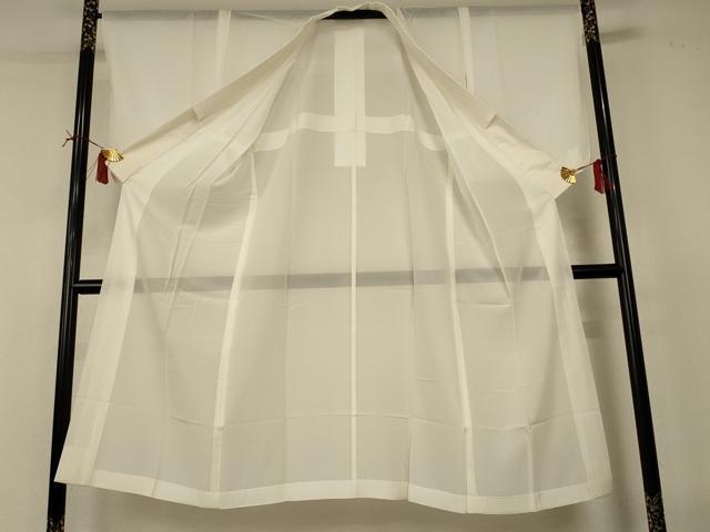 平和屋着物*夏物 長襦袢 絽 生成り色 正絹 逸品 AABI6623jd