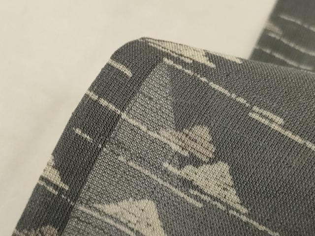 平和屋着物*夏物 男性 訪問着 紗 幾何学文様 暈し染め キングサイズ 正絹 逸品 AABI6645jd