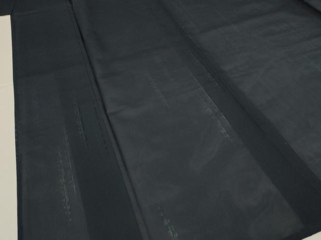 平和屋着物*夏物 小紋 紗 幾何学文様 正絹 逸品 AABI6648jd