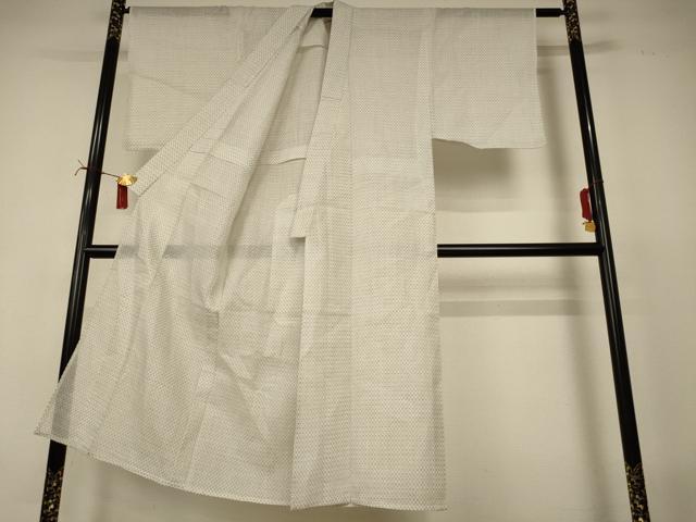 平和屋着物*夏物 男性 上布 絣柄 麻 逸品 AABI6651jd