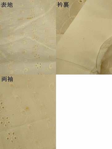 平和屋着物*夏物 長襦袢 総レース 花唐草文 綿 AABI6657jd