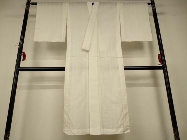 平和屋着物*夏物 長襦袢 総レース 花唐草文 綿 AABI6657jd