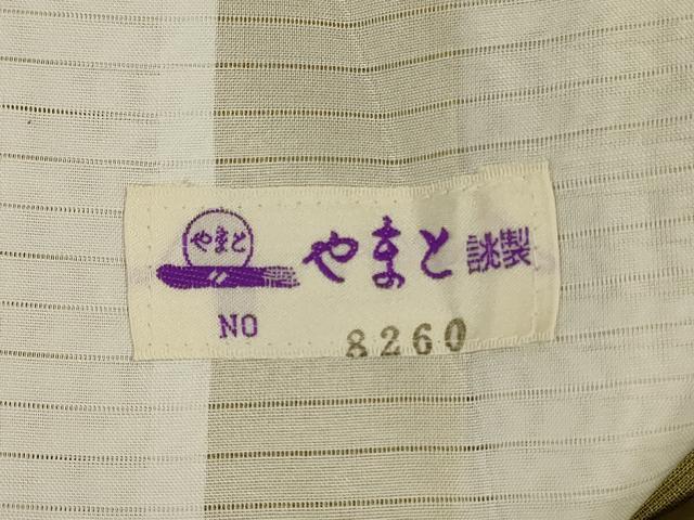 平和屋着物*夏物 小紋 紗 舞桜文 やまと誂製 正絹 逸品 AABI6667jd