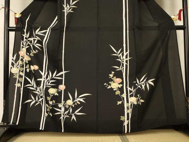 平和屋着物*夏物 訪問着 絽 草花文 金彩 正絹 逸品 AABI6676jd