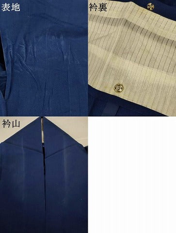 平和屋着物*夏物 色無地 縦絽 立波紋紗 褐返色 正絹 逸品 AABI6693jd