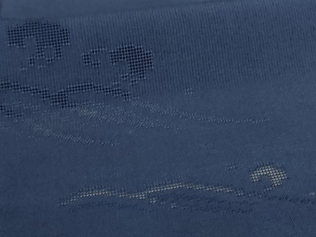 平和屋着物*夏物 色無地 縦絽 立波紋紗 褐返色 正絹 逸品 AABI6693jd