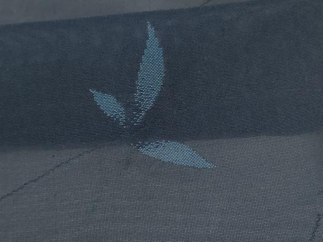 平和屋着物*夏物 小紋 紗 枝葉文 正絹 逸品 AABI6709jd