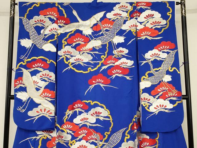 平和屋本店●色打掛 和装 婚礼 結婚式 花嫁 神社挙式 総刺繍 飛鶴雪輪松文 金銀糸 逸品 AABI6801ou