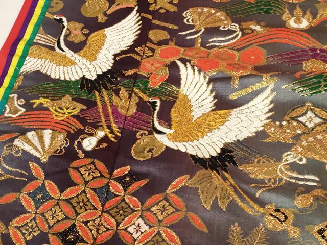 平和屋本店●色打掛 和装 婚礼 花嫁 結婚式 神社挙式 唐織 花鳥文 金糸 十二単風 逸品 AABI6812ou