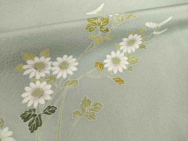 平和屋着物●訪問着 友禅 作家物 童子 暈し染め ロング丈 正絹 逸品 AABI6848ck
