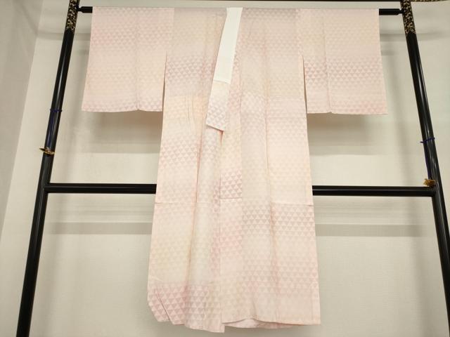 平和屋着物●長襦袢 無双仕立て 鱗文様 正絹 逸品 未使用 AABI6855ck