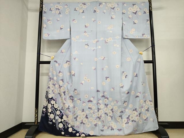 平和屋着物●訪問着 辻が花 洗える着物 未使用 AABI6864ck