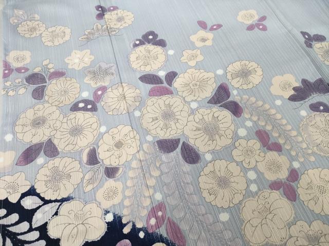 平和屋着物●訪問着 辻が花 洗える着物 未使用 AABI6864ck