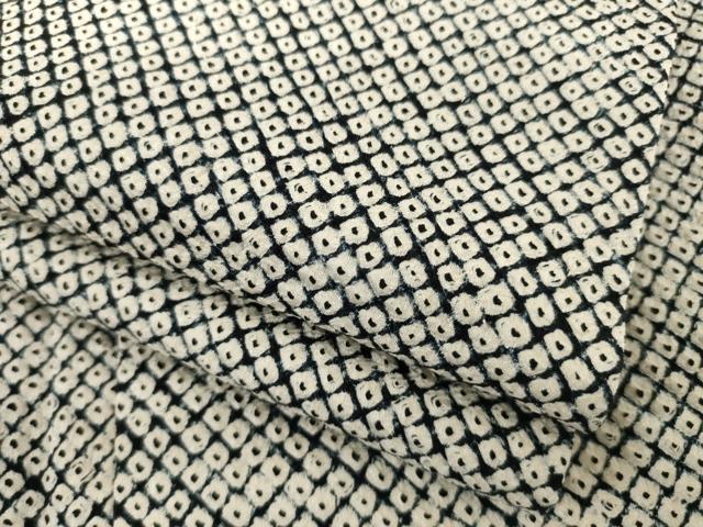 平和屋着物●本疋田絞り 小紋 総絞り 正絹 逸品 AABI6868ck