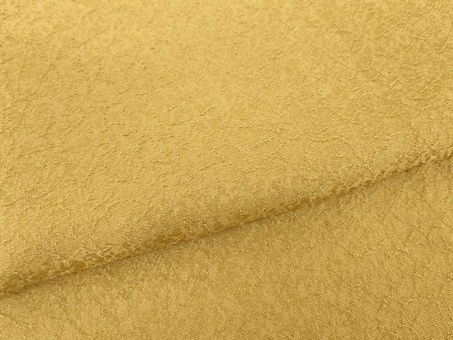 平和屋着物●上質な色無地 黄橡色 正絹 逸品 AABI6873ck