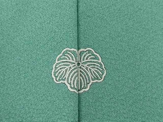 平和屋着物●訪問着 友禅 作家物 峰山 雪輪花文 正絹 逸品 AABI6906ck