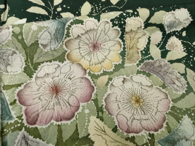 平和屋着物●訪問着 作家物 辻が花 絞り さが美扱い 正絹 逸品 AABI6907ck