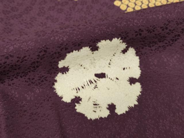 平和屋着物●長襦袢 無双仕立て 雪輪文 正絹 逸品 未使用 AABI6909ck