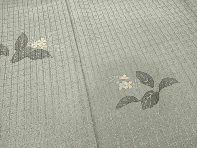 平和屋着物●染色作家 寺島利男 訪問着 舞花文 ロング丈 正絹 逸品 AABI6912ck