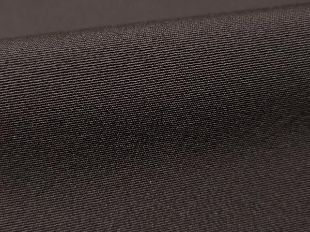 平和屋着物●上質な色無地 黒紅色 正絹 逸品 AABI6917ck