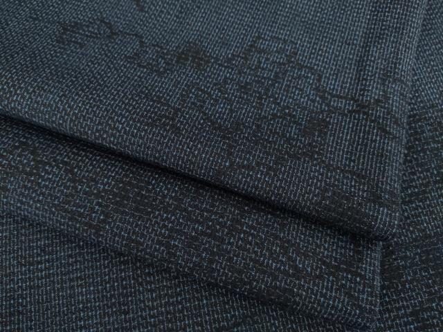 平和屋着物●結城紬 蔦草文 正絹 逸品 AABI6919ck