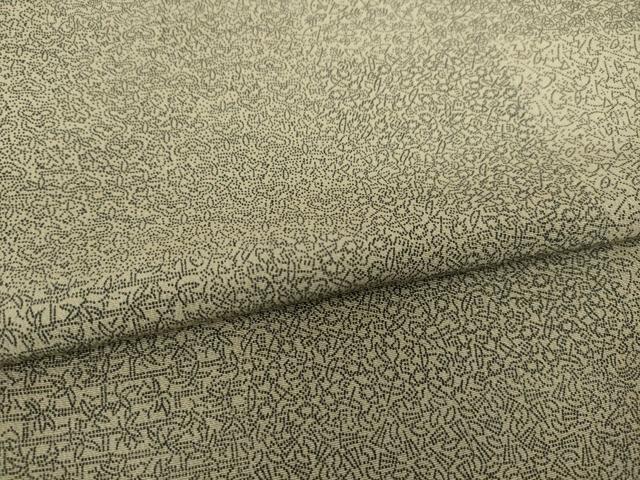 平和屋着物●江戸小紋 色紙草花文 正絹 逸品 AABI6960ck