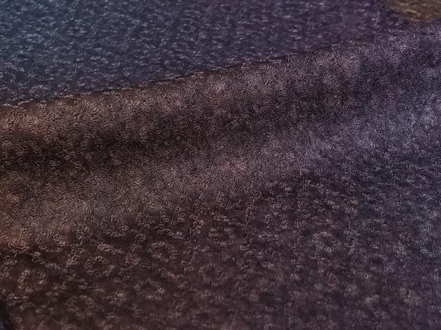 平和屋着物▽上質な小紋 単衣 霞文 暈し染め 反端付き 正絹 逸品 AABI6974jh