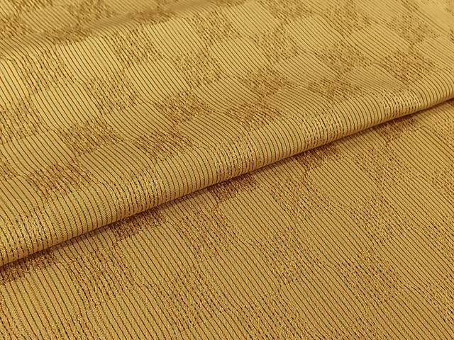 平和屋着物▽上質な小紋 単衣 市松文様 正絹 逸品 AABI7032jh