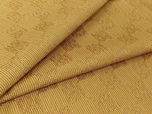平和屋着物▽上質な小紋 単衣 市松文様 正絹 逸品 AABI7032jh