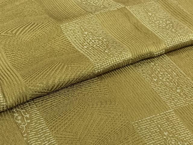 平和屋着物▽上質な小紋 単衣 正倉院花文 正絹 逸品 AABI7044jh