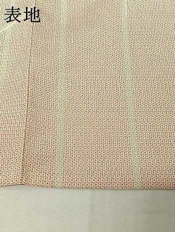 平和屋着物▽本塩沢 単衣 110亀甲 正倉院花文 正絹 逸品 AABI7049jh