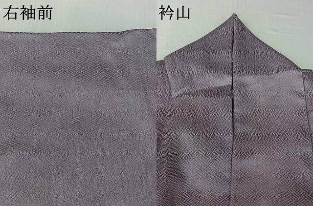平和屋着物▽訪問着 単衣 刺繍 草花文 暈し染め 金糸 金彩 正絹 逸品 AABI7057jh