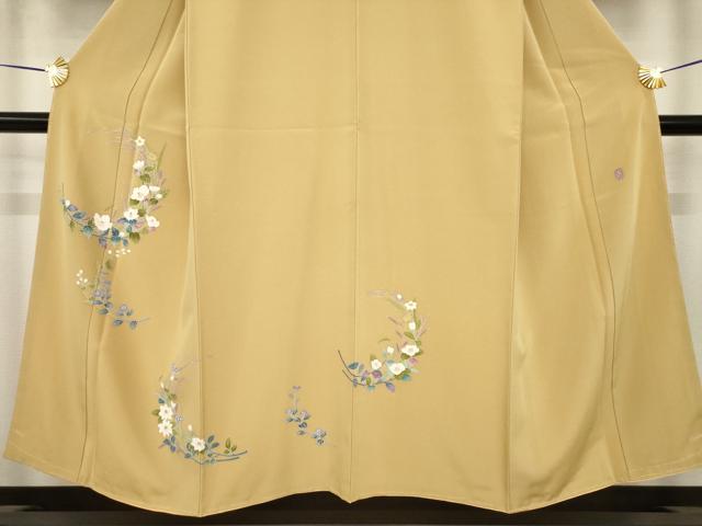 平和屋着物●訪問着 友禅 作家物 花丸文 正絹 逸品 AABI7084ck